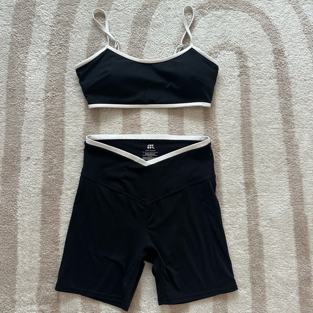 JoyLab Black and White Workout Set